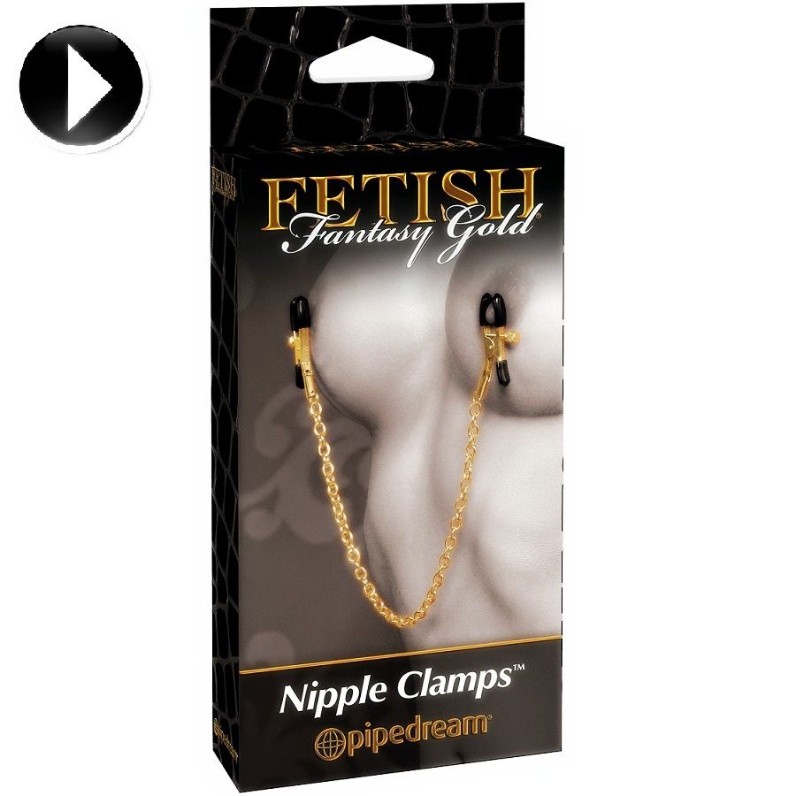 FETISH FANTASY GOLD - PINÇAS PARA OS MAMILOS