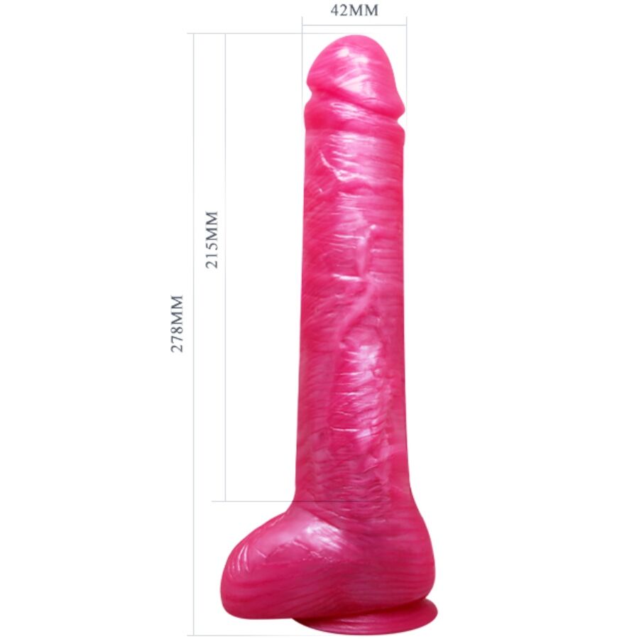 DANCE - REALISTIC PINK DILDO DONG WITH SUCTION CUP