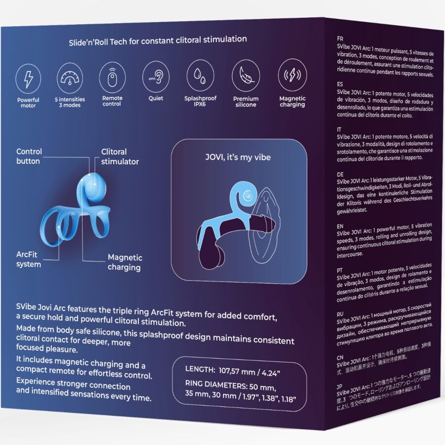 SNAIL VIBE - JOVI ARC ANILLO DE PAREJA CONTROL REMOTO