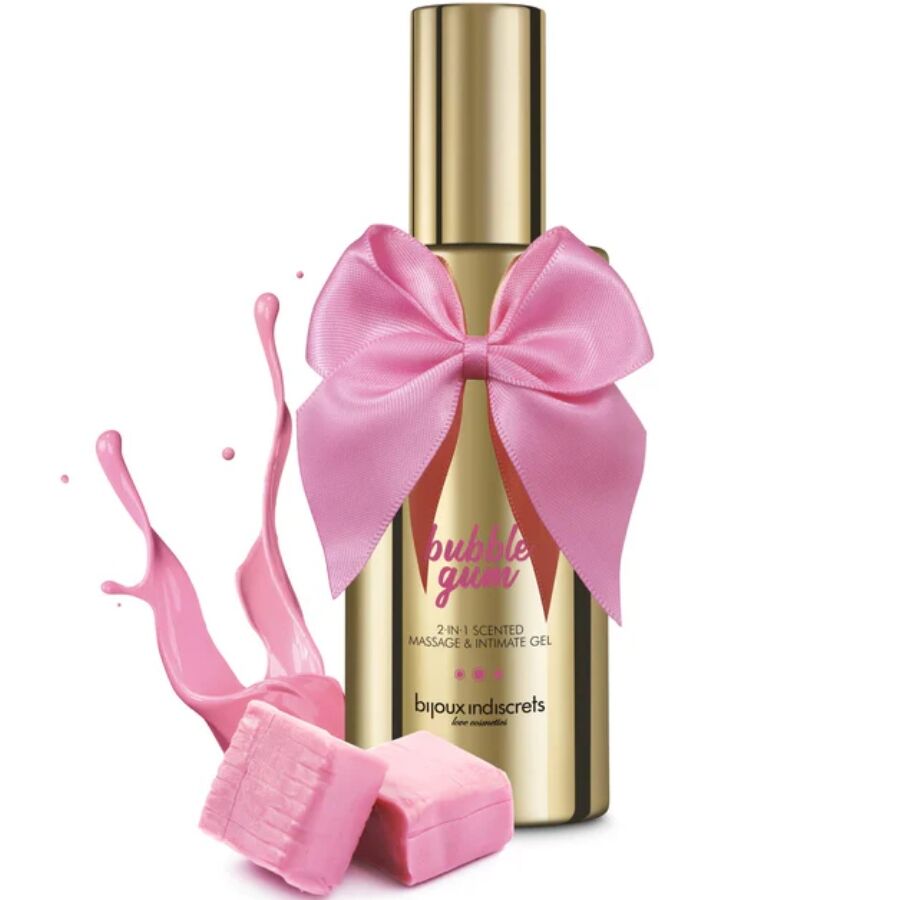 BIJOUX INDISCRETS - BUBBLE GUM GEL DE MASAJE ÃNTIMO PERFUMADO 100 ML