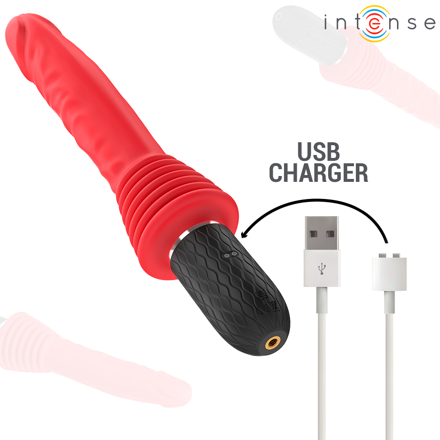 INTENSE - CYNTHIA VIBRADOR DE IMPULSO CONTROLO REMOTO COM AQUECIMENTO