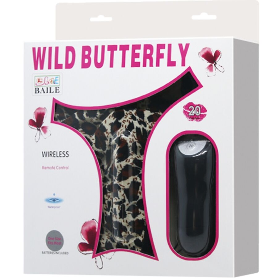 BAILE - TANGA CON BALA VIBRADORA Y CONTROL REMOTO NEGRO
