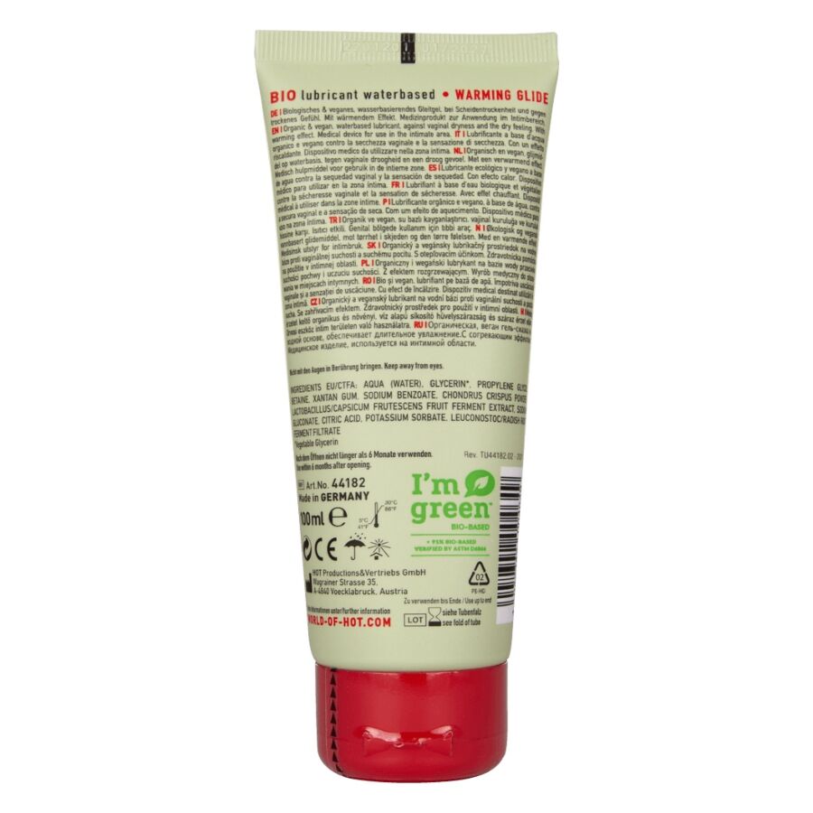 HOT - BIO LUBRICANT WATER-BASED BIO LUBRICANT HEATING EFFECT 100 ML
