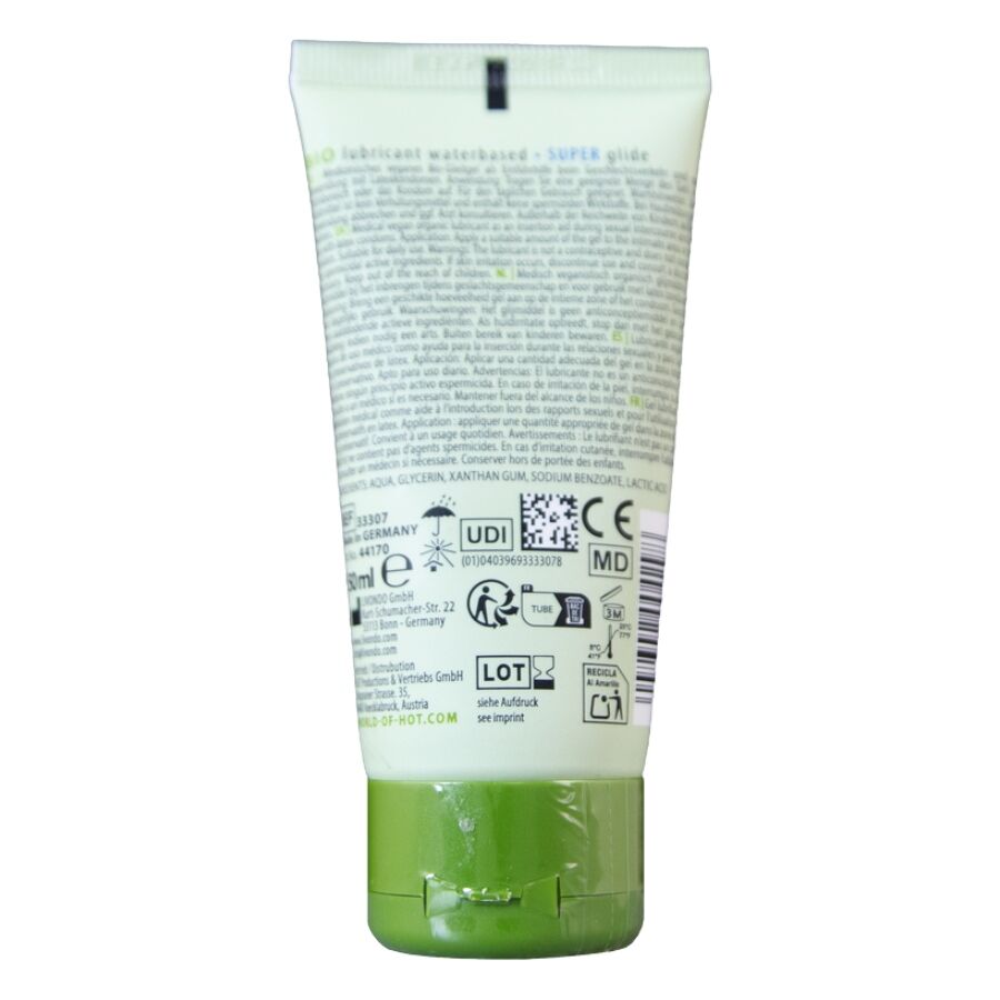 HOT - BIO LUBRICANT LUBRIFICANTE BIO À BASE DE ÁGUA 50 ML