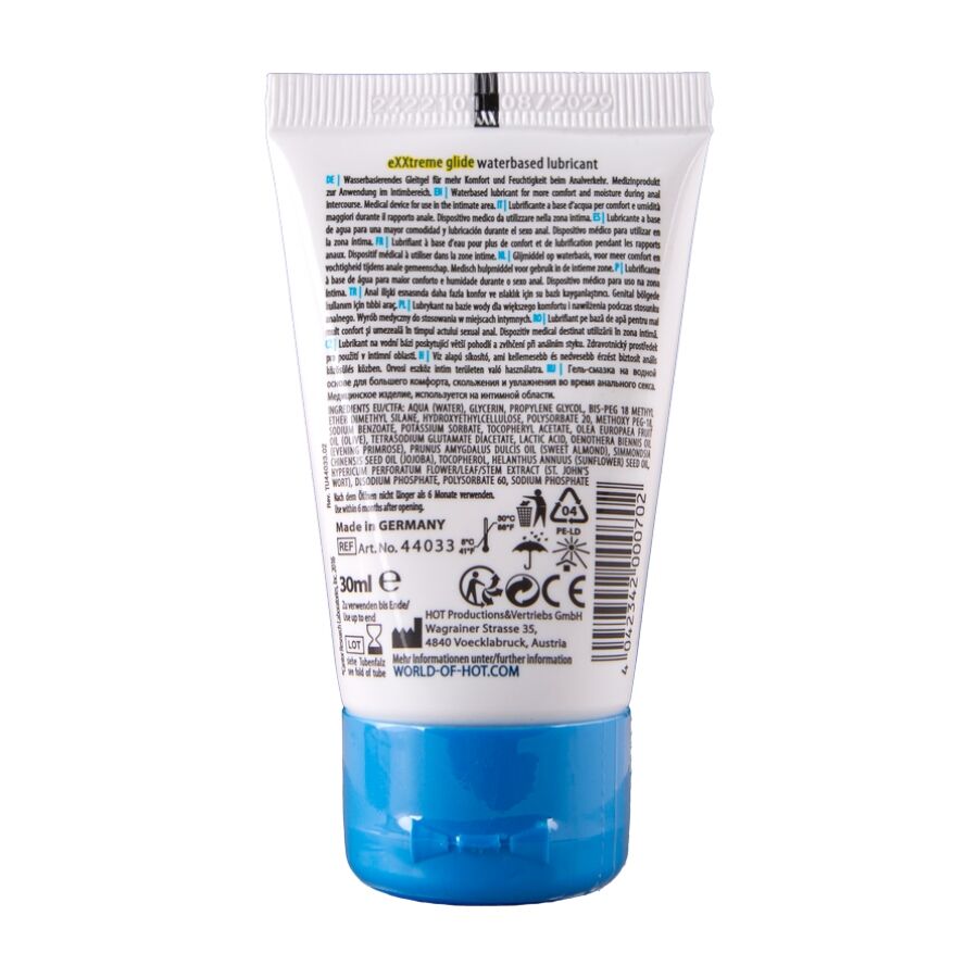 HOT - EXXTREME GLIDE WATER-BASED LUBRICANT + A+ COMFORT OIL 30 ML