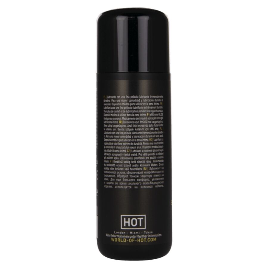 HOT - EXXTREME GLIDE LUBRIFICANTE À BASE DE SILICONE + ÓLEO CONFORTO A+ 50 ML