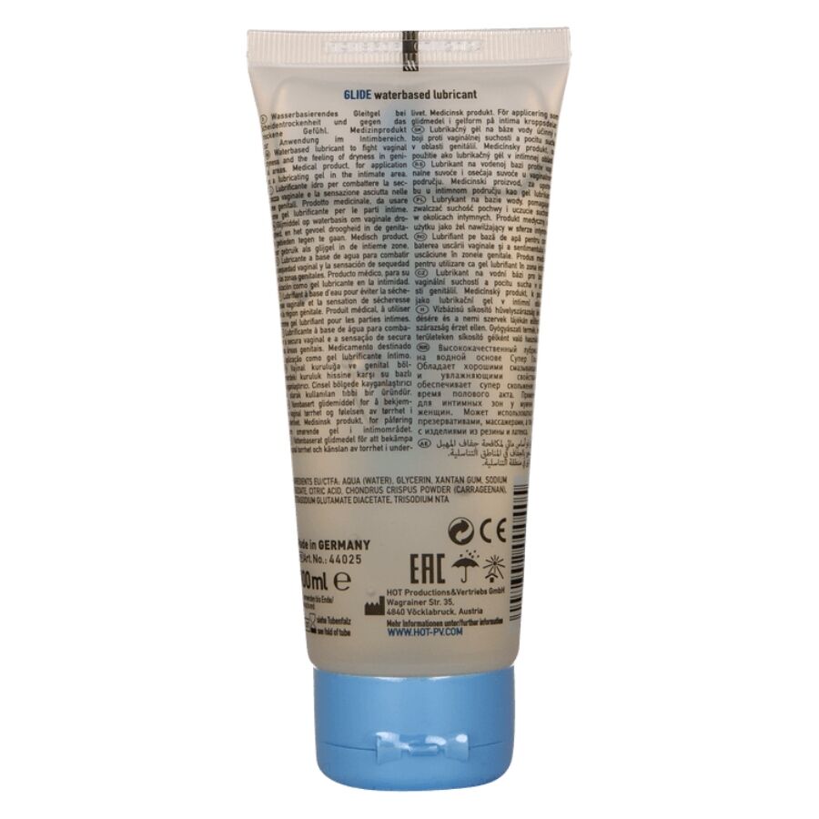 HOT - GLIDE LIQUID PLEASURE LUBRICANTE BASE AGUA 100 ML