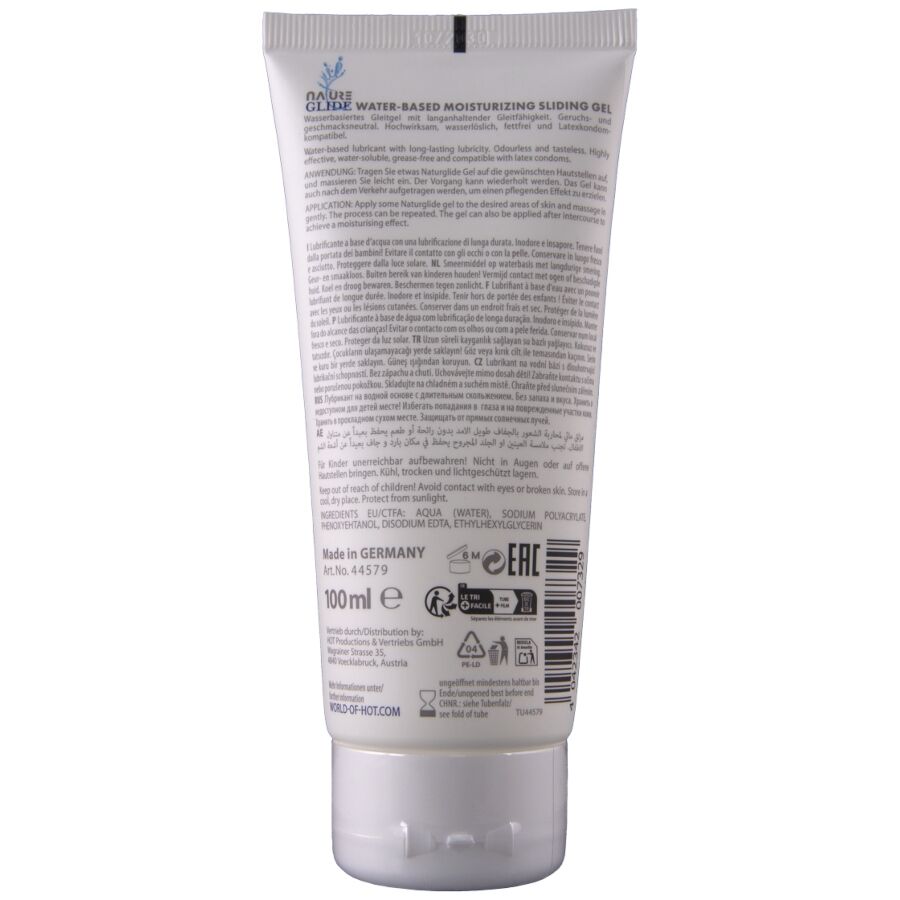 HOT - NATURE GLIDE LUBRIFICANTE BASE ÁGUA 100 ML