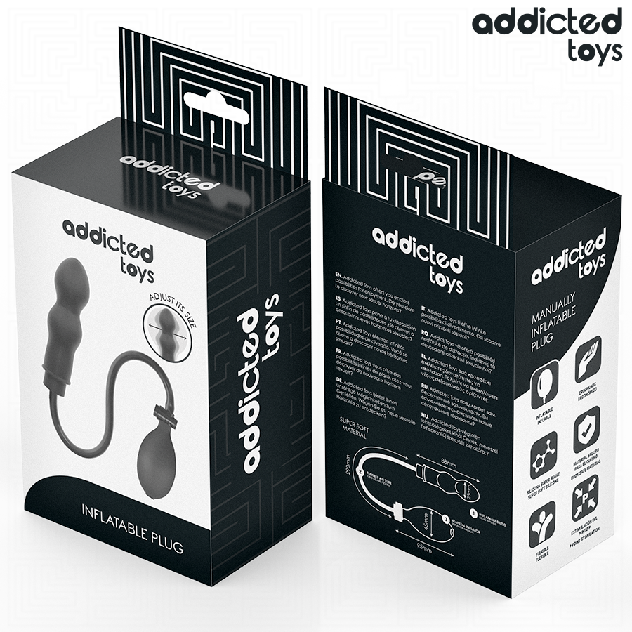 ADDICTED TOYS - PLUG ANAL INSUFLÁVEL MODELO 1