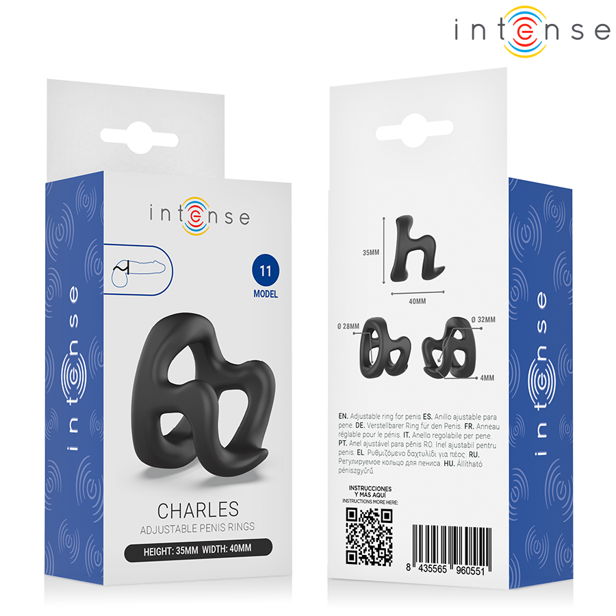 INTENSE - CHARLES ANILLO AJUSTABLE MODELO 11