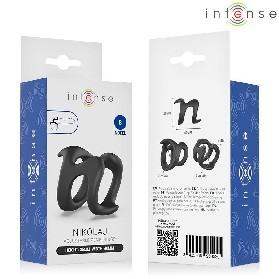 INTENSE - NIKOLAJ ADJUSTABLE RING MODEL 8