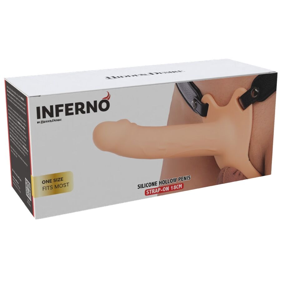 HIDDEN DESIRE - INFERNO STRAP-ON PENIS SHEATH 18 CM