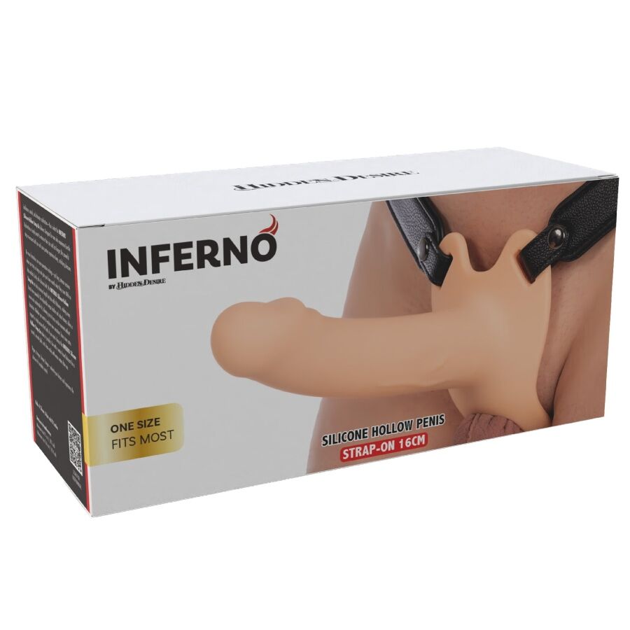 HIDDEN DESIRE - INFERNO STRAP-ON 16CM PENIS SLEEVE