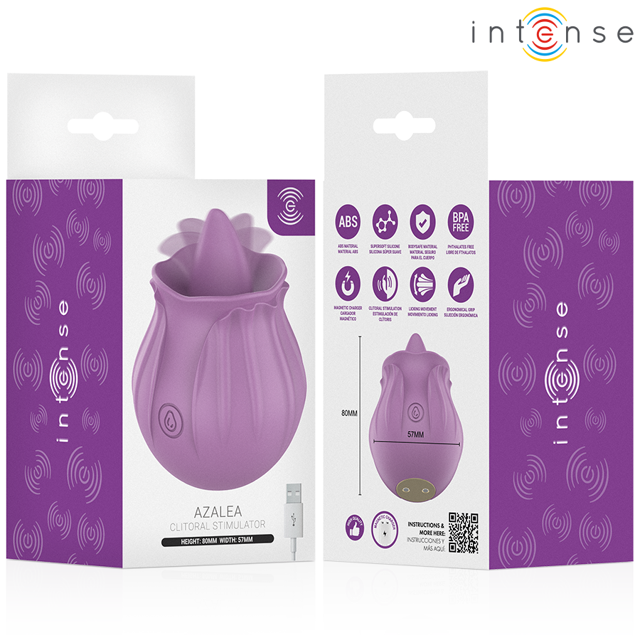 INTENSE - AZALEA FLOWER STIMULATOR MAGNETIC BASE TONGUE