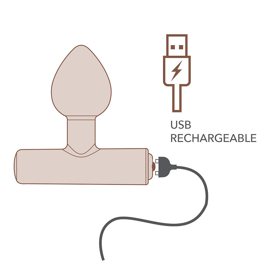 ROCKS-OFF - NOVA ASTRYX PREMIUM PLUG ANAL RECARGABLE 16 FUNCIONES