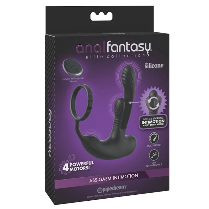 ANAL FANTASY ELITE - ASS-GASM INTIMOTION RECHARGEABLE ANAL AND PERINEAL STIMULATOR