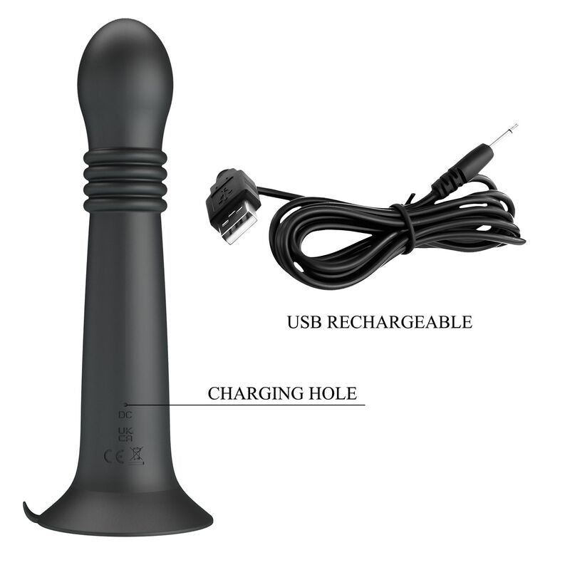 PRETTY LOVE - STELLA MASSAGADOR ROTATIVO E DE IMPULSO RECARREGÁVEL USB