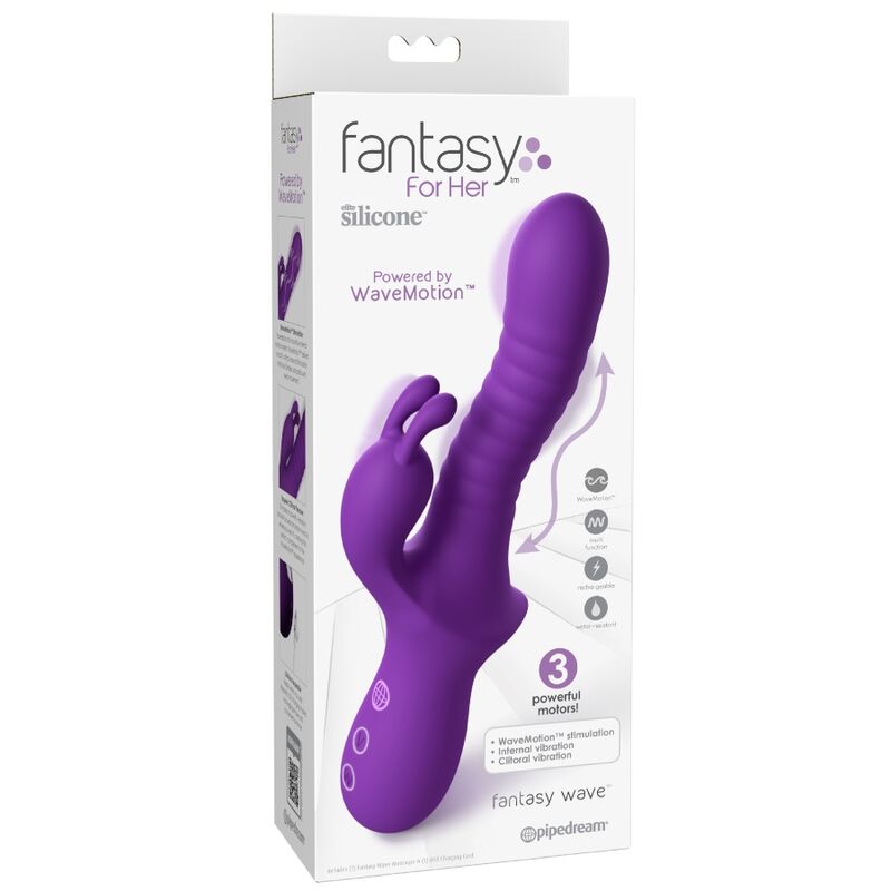 FANTASY FOR HER - FANTASY WAVE VIBRADOR WAVEMOTION RECARGABLE MORADO