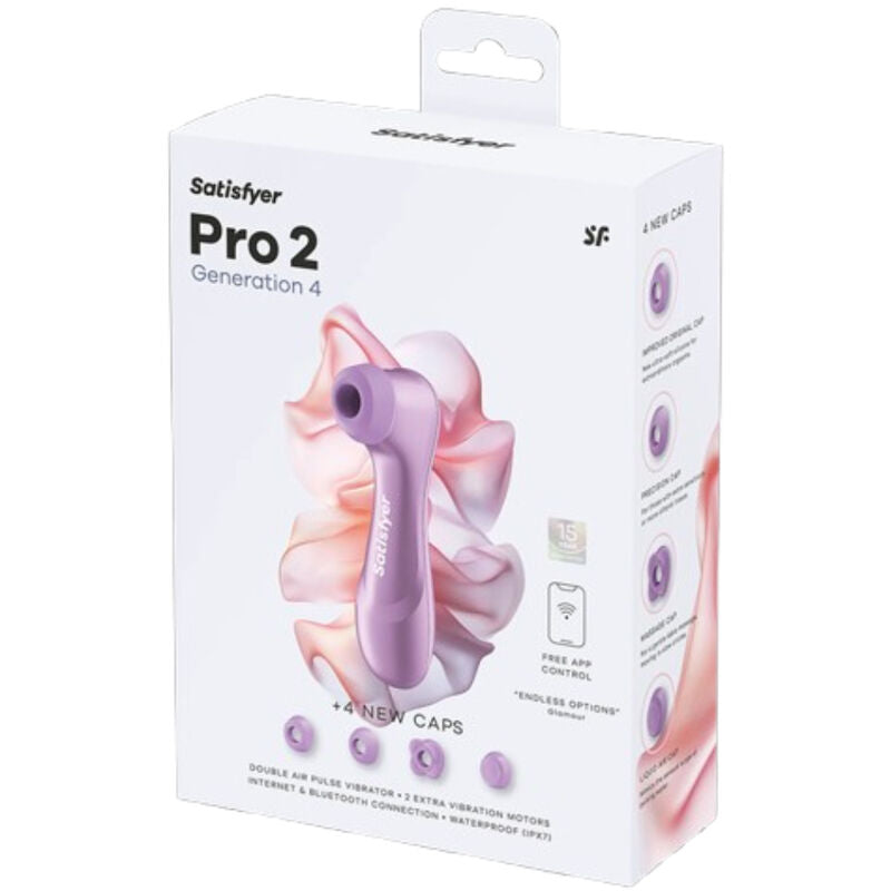 SATISFYER - PRO 2 GENERATION 4 ESTIMULADOR DE CLÍTORIS AMATISTA