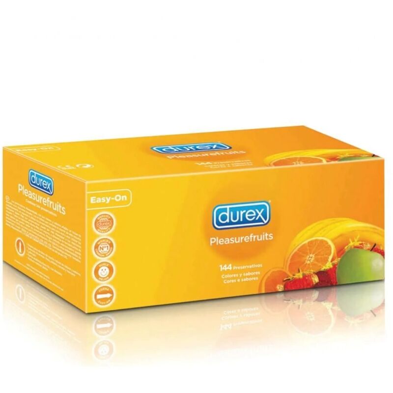 DUREX - PLEASURE FRUITS 144 UNIDADES