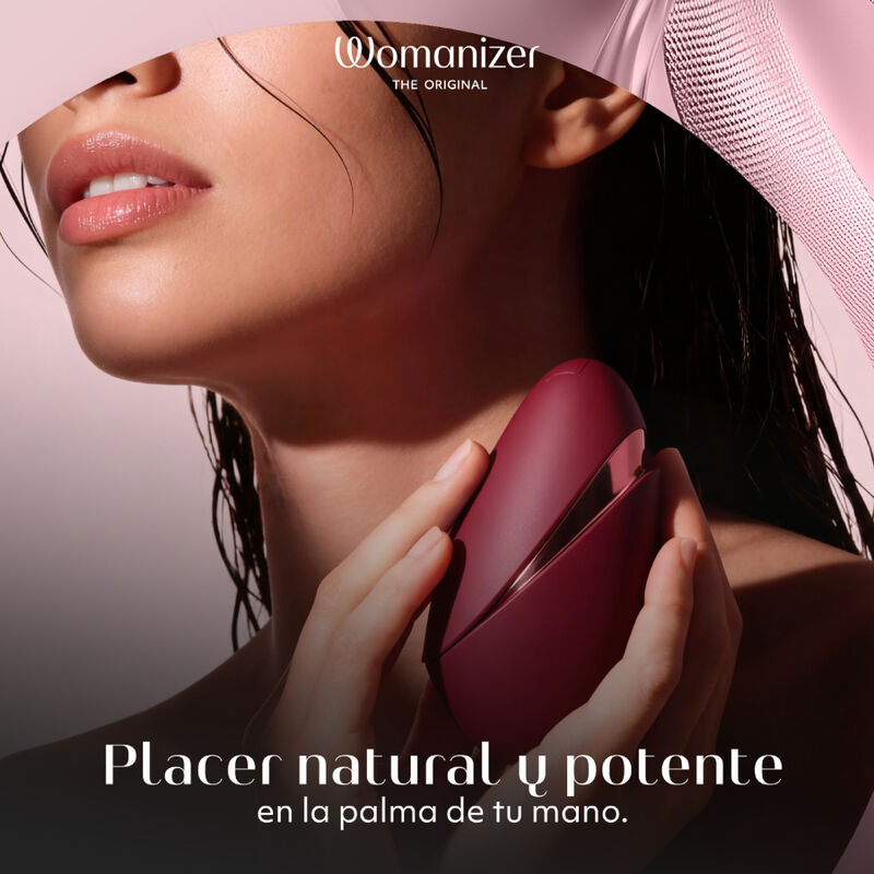 WOMANIZER - NEXT ESTIMULADOR DE CLÍTORIS POR SUCCIÓN 14 NIVELES BURDEOS
