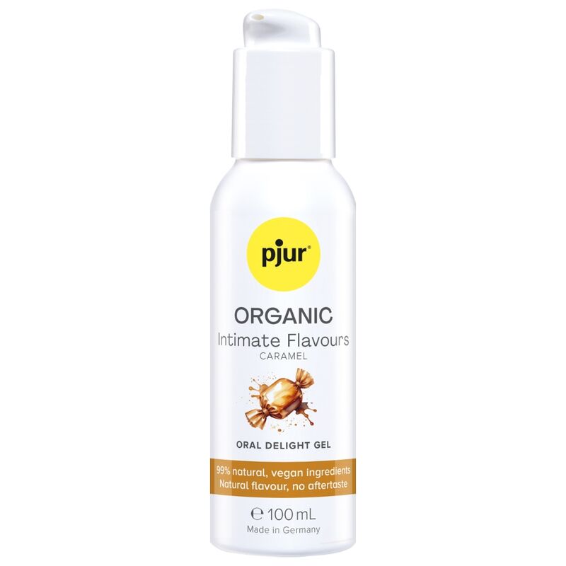 PJUR - ORGANIC INTIMATE FLAVOURS GEL ÍNTIMO ORAL SABOR CARAMELO 100 ML