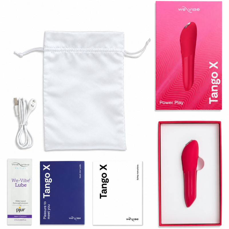 WE-VIBE - TANGO X VIBRADOR BALA RECARGABLE ROJO CEREZA