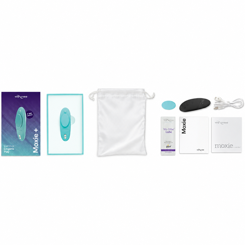 WE-VIBE - MOXIE+ VIBRADOR PARA CUECAS COM CLIP MAGNÉTICO À PROVA DE ÁGUA