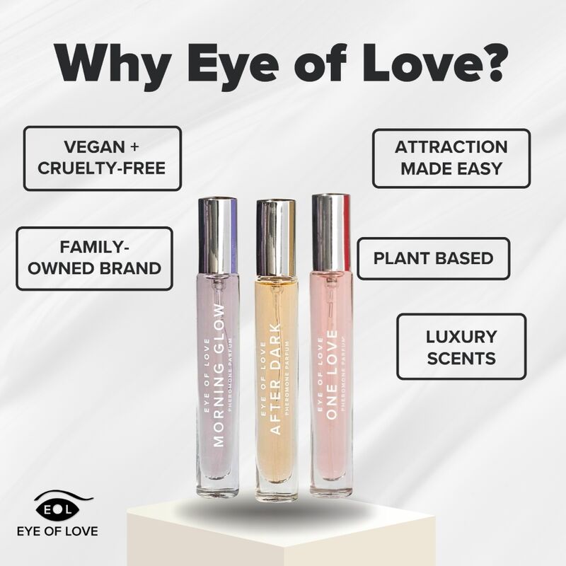 EYE OF LOVE - EOL PHR PERFUME 10 ML SET/3 - MORNING GLOW, ONE LOVE, AFTER DARK