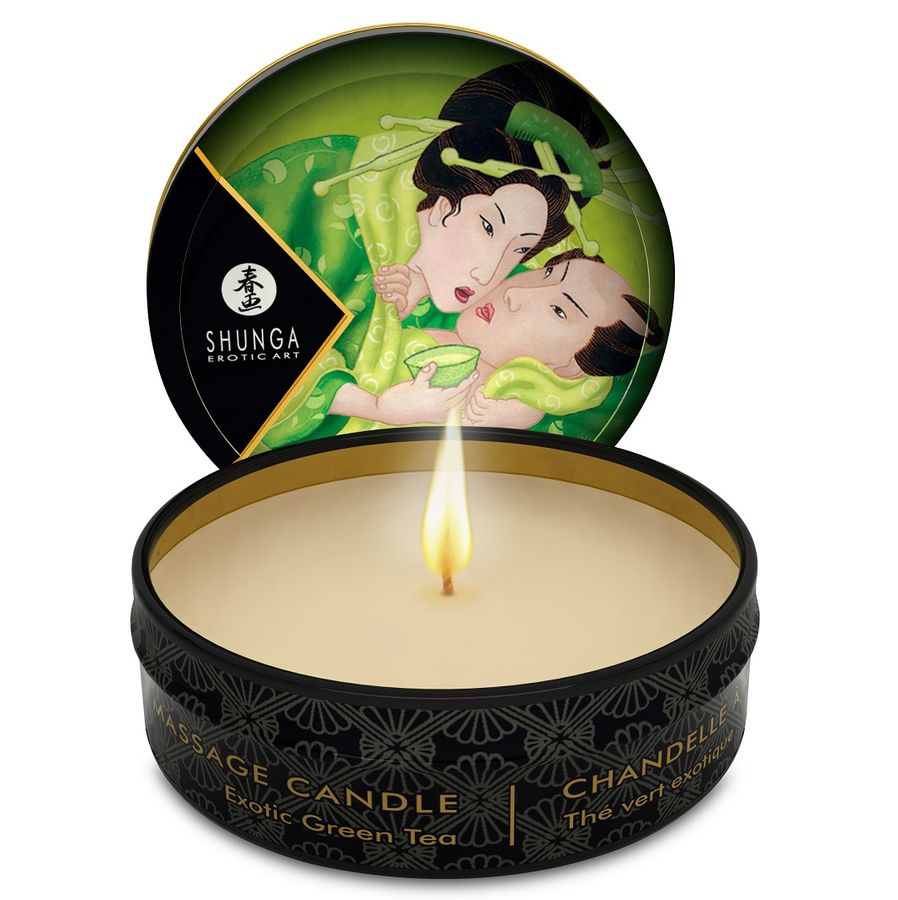 SHUNGA - MINI CARESS BY CANDLELIGHT DISPLAY + VELAS MASAJE 24 UDS