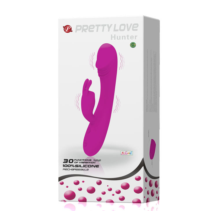 PRETTY LOVE - SMART VIBRADOR COM RABBIT 30 MODOS HUNTER