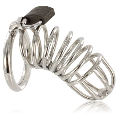 METAL HARD - CHASTITY CAGE RING DEVICE