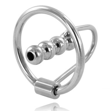 METAL HARD - ANEL DA GLANDE COM PLUG URETRAL 30MM