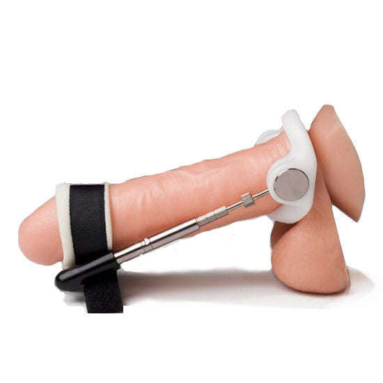 Jes -exend - recolzat en penis d'or que s'estén