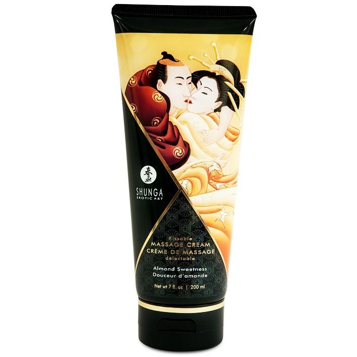 SHUNGA - CREME DE MASSAGEM AMÊNDOA DOCE 200 ML