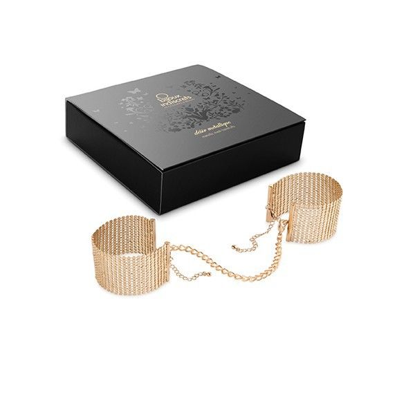 BIJOUX INDISCRETS - DÃSIR MÃTALLIQUE ESPOSAS MALLA METALICA DORADA