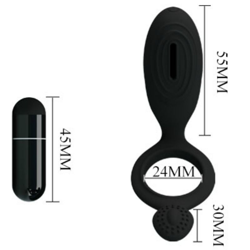 Pretty Love - Ethel Vibrator Ring com estimulador