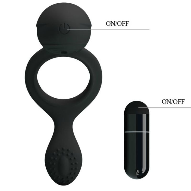Pretty Love - Ethel Vibrator Ring com estimulador