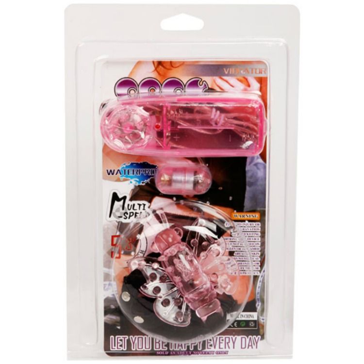 DANCE - HARNESS WITH MULTI-SPEED VIBRATING BUTTERFLY