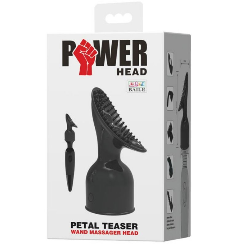 BAILE - POWER HEAD CABEZAL INTERCAMBIABLE PARA MASAJEADOR ESTIMULACIÓN CLITORIS