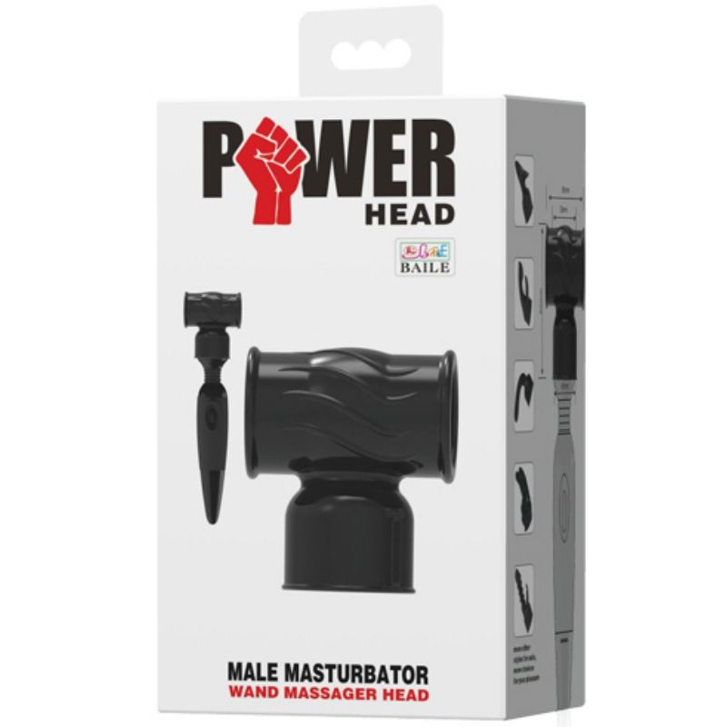 BAILE - POWER HEAD CABEÇA INTERCAMBIÁVEL PARA MASSAGIADOR MASCULINO