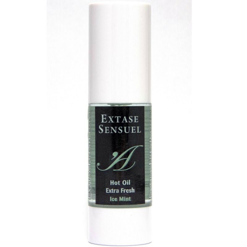 ÊXTASE SENSUAL - ÓLEO DE MASSAGEM EFEITO EXTRA FRESCO GELO 30 ML