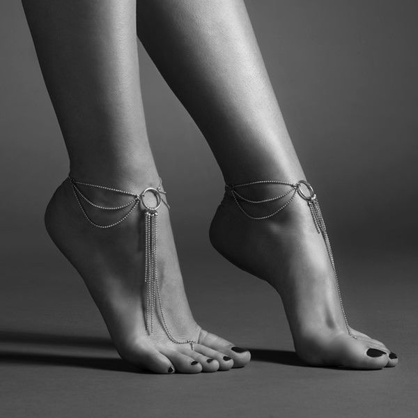 BIJOUX INDISCRETS - MAGNIFIQUE PULSERAS PARA LOS PIES DORADO
