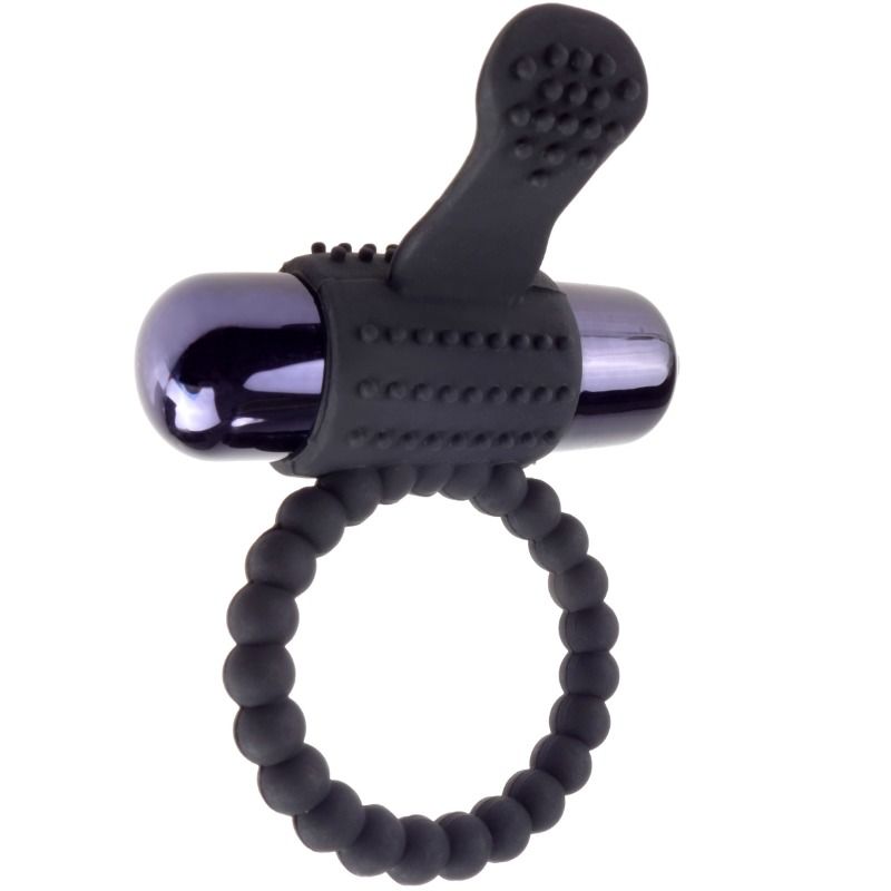 Fantasia C -ringz - Anell vibrador de silicona negra