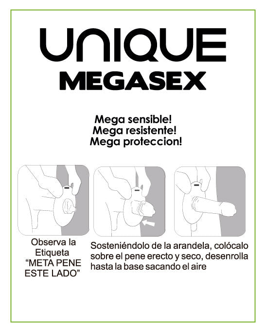 Uniq: megasex sensible amb soroll sense unitats de làtex 3