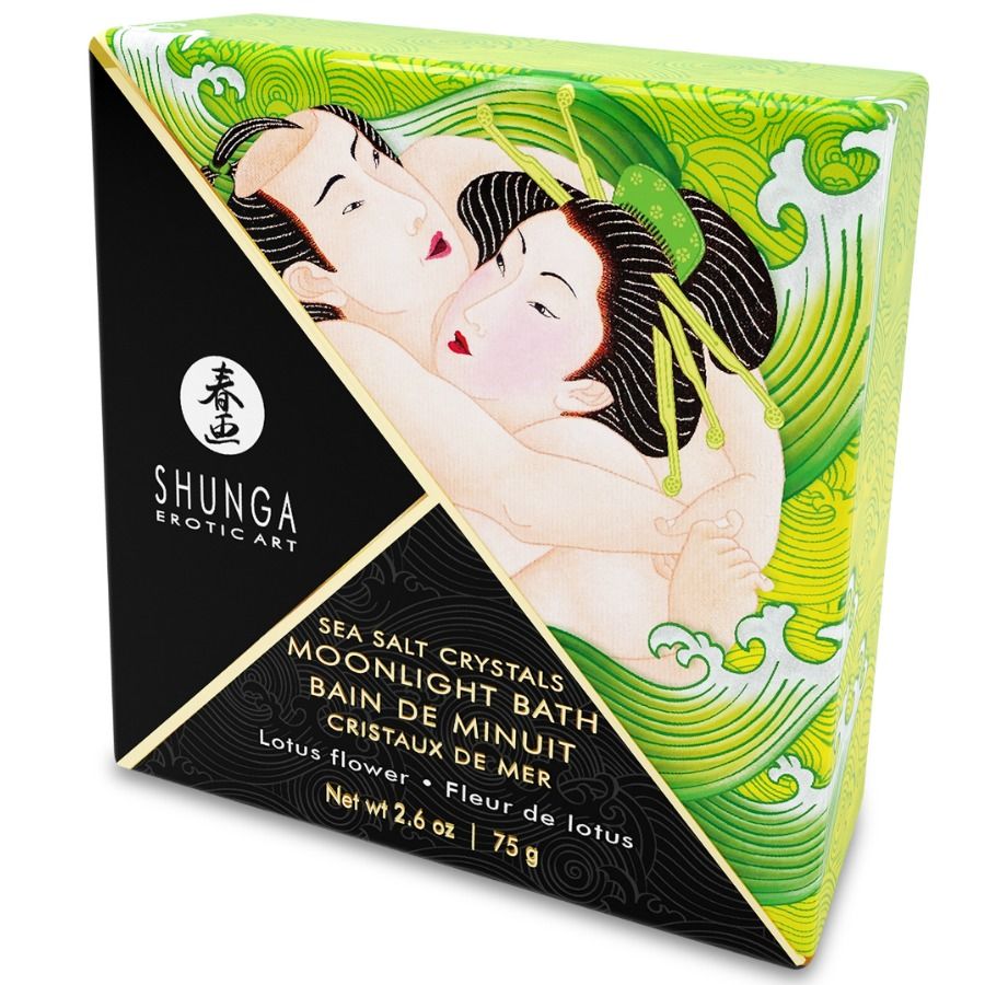 SHUNGA - LOTUS SCENTED BATH SALTS 75 GR