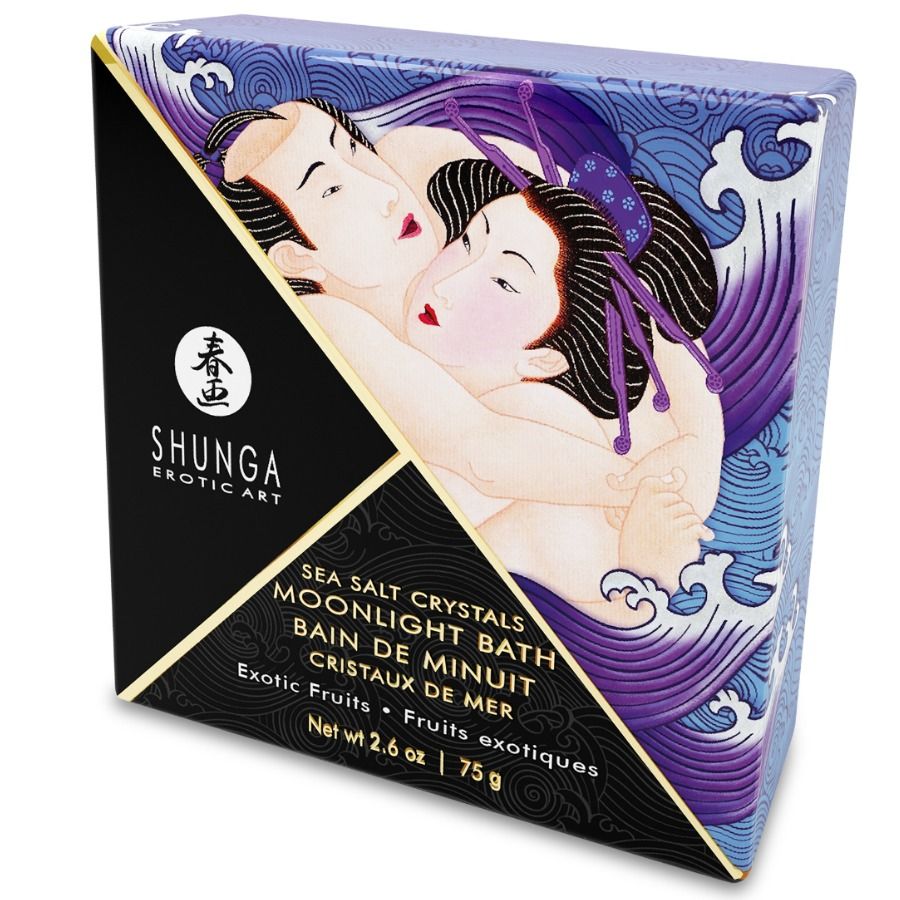 SHUNGA - EXOTIC PURPLE SCENTED BATH SALTS 75 GR