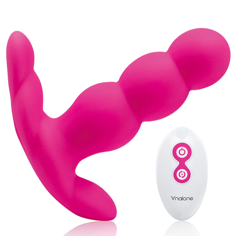 NALONE - PEARL ANAL VIBRATOR WITH REMOTE CONTROL, BLACK