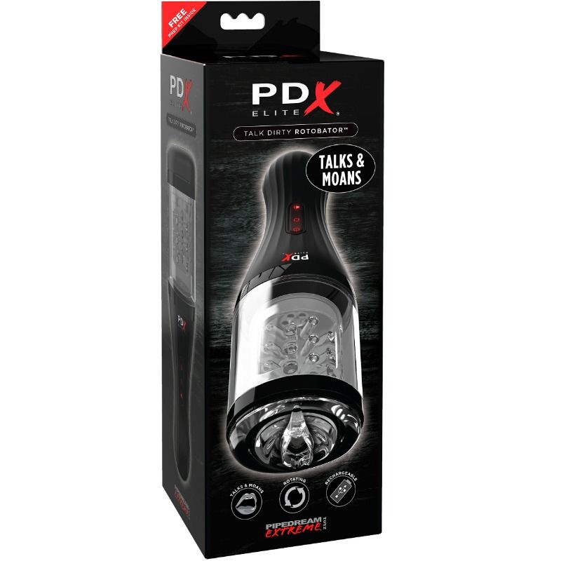 PDX Elite - Masturbator amb Soig Rotobator Dirty Talk