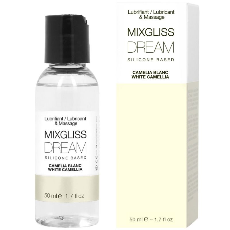 MIXGLISS - DREAM WHITE CAMELLIA SILICONE LUBRICANT 50 ML